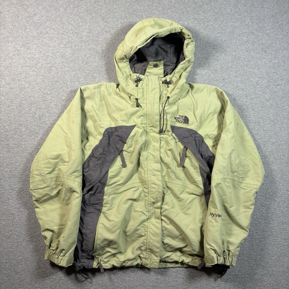The North Face HyVent Jacket Womens S Sage Green Waterproof Ski Shell Triclimate